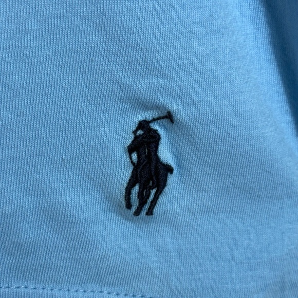 Polo Ralph Lauren 2 for 1 Classic Tee shirts in Sky Blue and Gray Size L NWOT - Picture 3 of 7